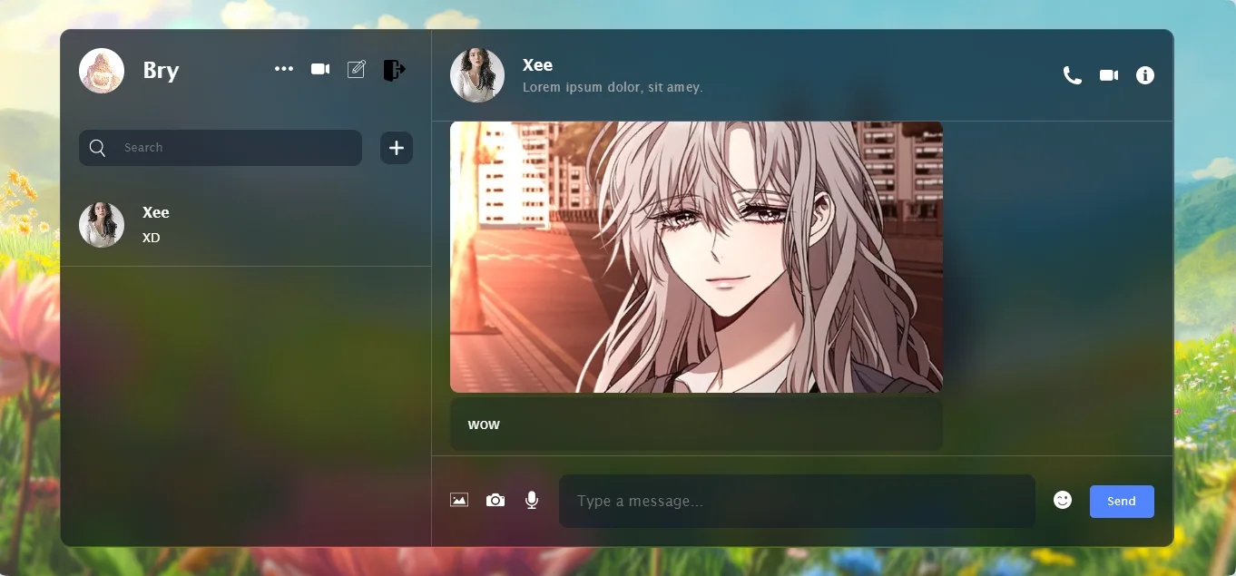 Preview of Ghibli Chat App