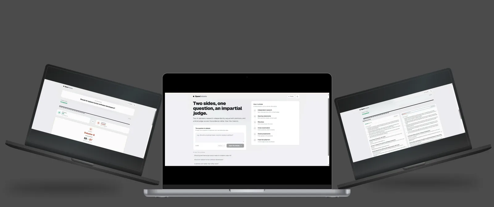 Preview of OpenDebate