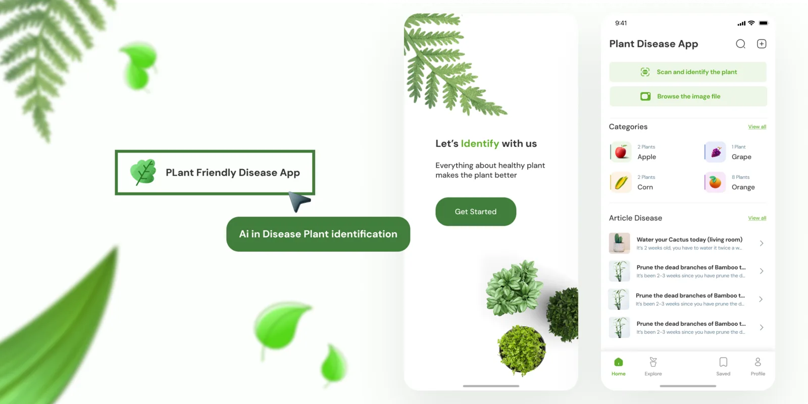 Preview of AI Plant Disease Detection App
